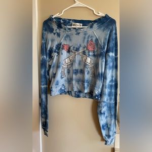 WILDFOX crop long sleeve shirt